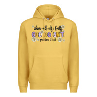 Antique Gold when all else fails god doesnt Premium Hoodie - MaliasSmallBusiness