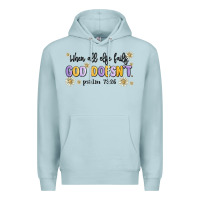 Blue Mist when all else fails god doesnt Premium Hoodie - MaliasSmallBusiness