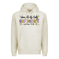 Oatmeal Heather when all else fails god doesnt Premium Hoodie - MaliasSmallBusiness