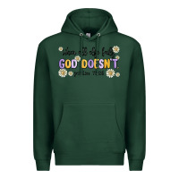 Sports Green when all else fails god doesnt Premium Hoodie - MaliasSmallBusiness