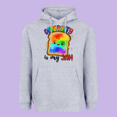 Diversity Is My Jam Heavyweight Hoodie Designed By Artiststas