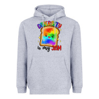 Heather Grey diversity is my jam Heavyweight Hoodie - Artiststas