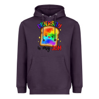 Plum diversity is my jam Heavyweight Hoodie - Artiststas