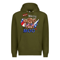Army Green Red White And Moo Cow Premium Hoodie - RanaPortraitStore