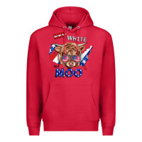 Cardinal Red White And Moo Cow Premium Hoodie - RanaPortraitStore