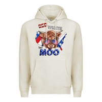Oatmeal Heather Red White And Moo Cow Premium Hoodie - RanaPortraitStore