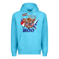 Ocean Blue Red White And Moo Cow Premium Hoodie - RanaPortraitStore