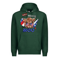 Sports Green Red White And Moo Cow Premium Hoodie - RanaPortraitStore