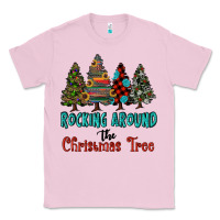 Bubblegum Pink rocking around the christmas tree, Rocking, Around The, Christmas Tree Classic Tee - RanaPortraitStore