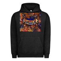 Pigment Black tiger america Urban Hoodie - NancyCooperArtShop