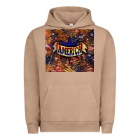 Pigment Burro tiger america Urban Hoodie - NancyCooperArtShop