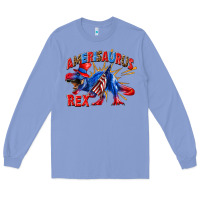 Colony Blue Amerisaurus rex Long Sleeve Tee - texasbilliewilder