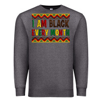 Charcoal Heather i am black every month Premium Sweatshirt - Artiststas