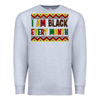 Heather Grey i am black every month Premium Sweatshirt - Artiststas