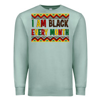 Seafoam i am black every month Premium Sweatshirt - Artiststas