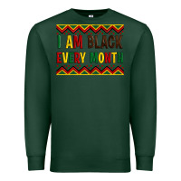 Sports Green i am black every month Premium Sweatshirt - Artiststas