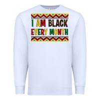 White i am black every month Premium Sweatshirt - Artiststas