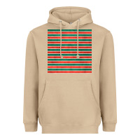 Mushroom christmas stripes seamless pattern Heavyweight Hoodie - BundleAndBundleShop