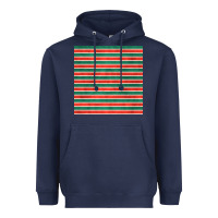 Navy christmas stripes seamless pattern Heavyweight Hoodie - BundleAndBundleShop