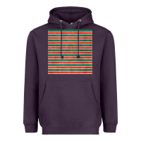 Plum christmas stripes seamless pattern Heavyweight Hoodie - BundleAndBundleShop