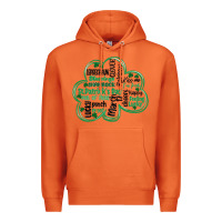 Carrot st patricks day shamrock typography Premium Hoodie - MaliasSmallBusiness