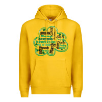 Lemon st patricks day shamrock typography Premium Hoodie - MaliasSmallBusiness