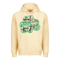 Pina Colada st patricks day shamrock typography Premium Hoodie - MaliasSmallBusiness