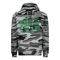 Slate Camo st patricks day shamrock typography Premium Hoodie - MaliasSmallBusiness
