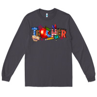 Smoke American teacher Long Sleeve Tee - texasbilliewilder