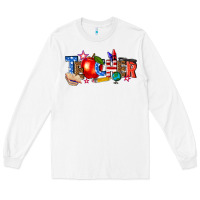 White American teacher Long Sleeve Tee - texasbilliewilder