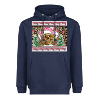Navy pink skeleton  christmas Heavyweight Hoodie - AdoDesignShop