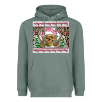 Sage pink skeleton  christmas Heavyweight Hoodie - AdoDesignShop