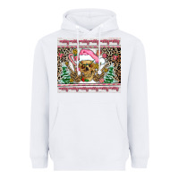 White pink skeleton  christmas Heavyweight Hoodie - AdoDesignShop