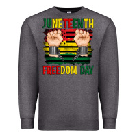 Charcoal Heather juneteenth freedom day Premium Sweatshirt - Artiststas