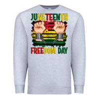 Heather Grey juneteenth freedom day Premium Sweatshirt - Artiststas