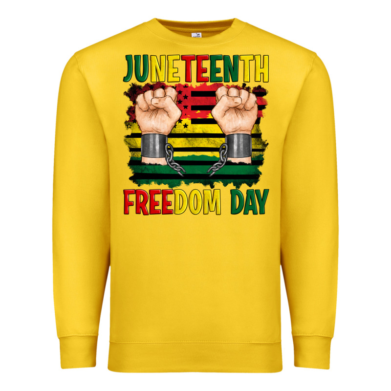 Juneteenth Freedom Day Premium Sweatshirt by Artiststas | Teevron