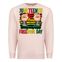 Pale Pink juneteenth freedom day Premium Sweatshirt - Artiststas