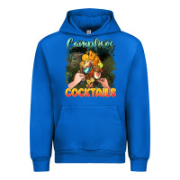 Cobalt campfirescocktails Urban Hoodie - NancyCooperArtShop