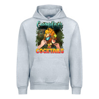 Heather Grey campfirescocktails Urban Hoodie - NancyCooperArtShop