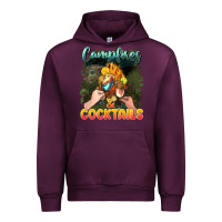 Mauve Wine campfirescocktails Urban Hoodie - NancyCooperArtShop