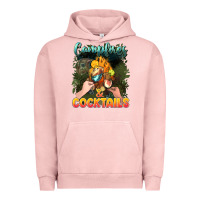 Pigment Salmon campfirescocktails Urban Hoodie - NancyCooperArtShop