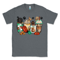 Charcoal Heather dog coffee cups Classic Tee - Zillion Design Studio