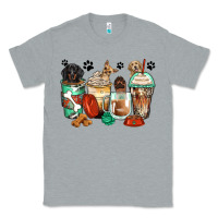 Heather Grey dog coffee cups Classic Tee - Zillion Design Studio