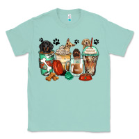 Seafoam dog coffee cups Classic Tee - Zillion Design Studio