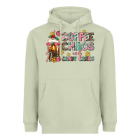 Matcha coffee chaos and candy canes Heavyweight Hoodie - AdoDesignShop