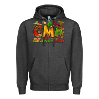 Charcoal Heather Certified medical assistant juneteenth Zipper Hoodie - Zillion Design Studio