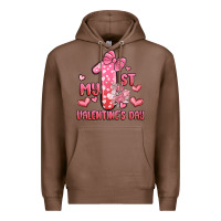 Chestnut my first valentines day Premium Hoodie - MaliasSmallBusiness