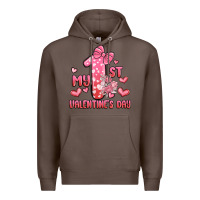 Coffee my first valentines day Premium Hoodie - MaliasSmallBusiness