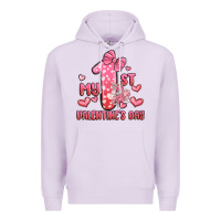 Lilac my first valentines day Premium Hoodie - MaliasSmallBusiness