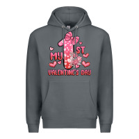 Rock my first valentines day Premium Hoodie - MaliasSmallBusiness